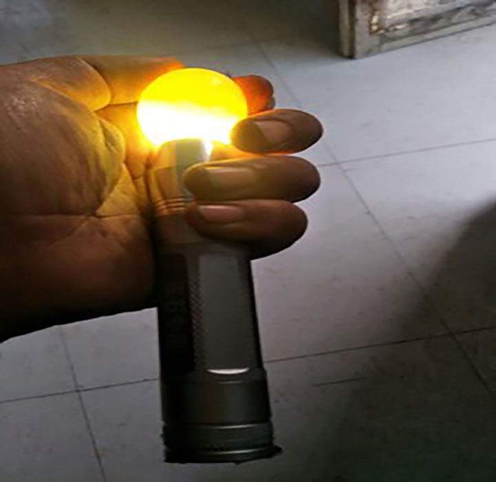 照蛋受精手电照蛋灯led手电筒照蛋器验蛋器冷光可充电式强光检验鸡鸭
