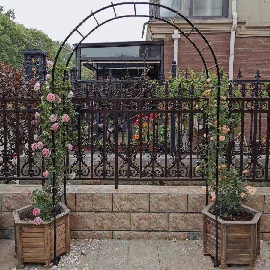 公鹤malecrane室内简约花架铁艺架子户外葡萄架绿植爬藤架花园拱门