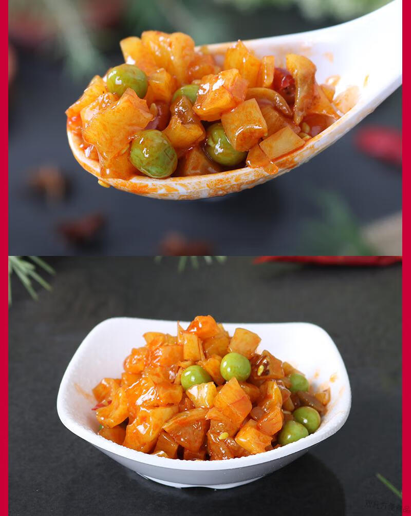 知香斋五仁酱丁300g酱菜下饭菜腌咸菜开味泡菜小包装即食零食小菜五仁