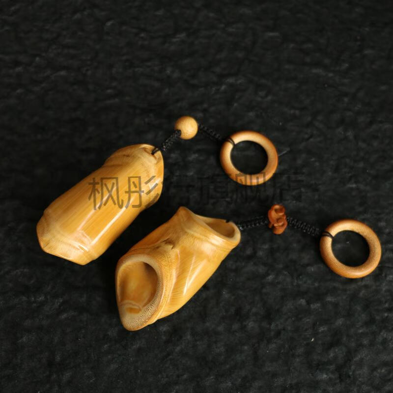 龟甲竹把件 精品天然龟甲竹手把件精磨异形玉竹小挂件龟背形罗汉竹