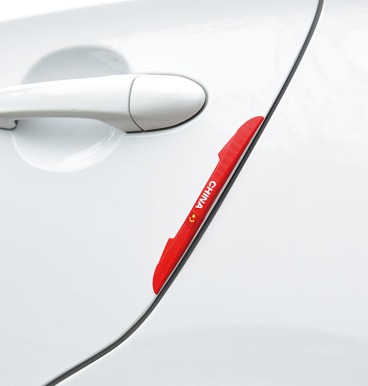 汽车门防撞条门碗贴把手防刮胶条透明加厚外饰防护装饰用品通用小黑色