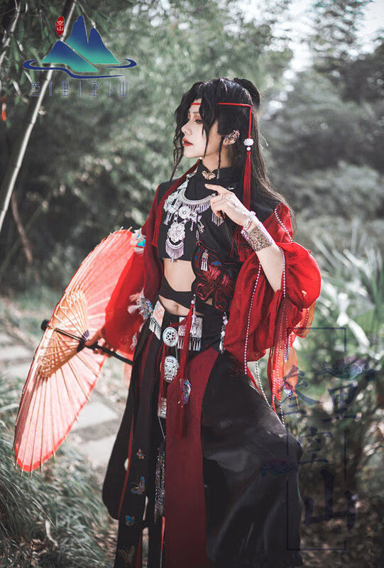 赛瑟达花城cos服湘南赶秋·限时典藏苗疆花城cos 花城cos服 s【图片