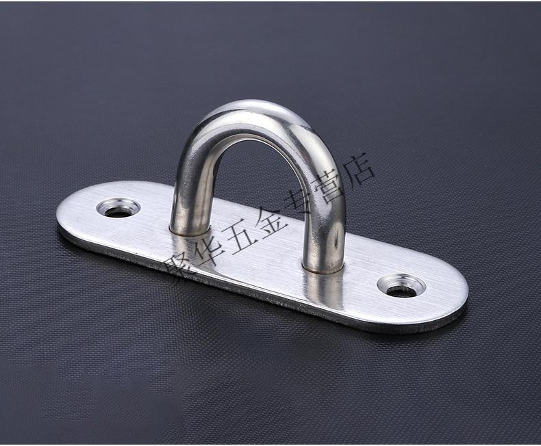 不锈钢吊钩吊扇挂钩墙壁天花板吊灯饰吊顶钩吊环u型承重固定挂钩