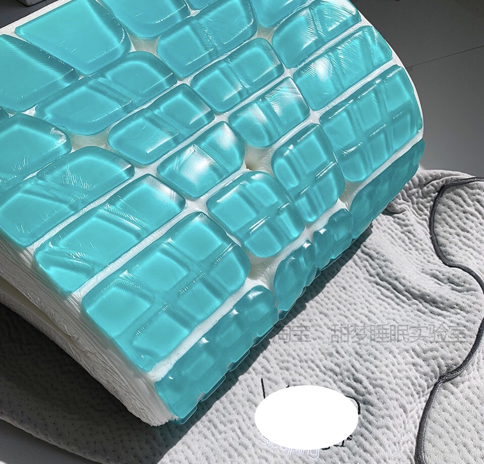 technogel凝胶枕意大利technogelvive慕斯凝胶记忆棉枕头一体失眠颈椎