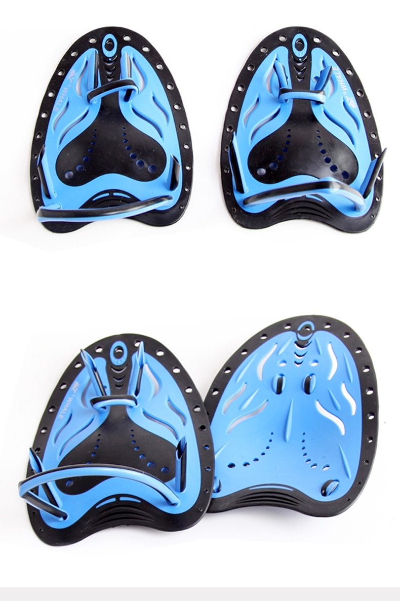 鲸鱼划水掌手蹼双色安全软边力量技术分解训练手桨硅胶游泳装备手蹼