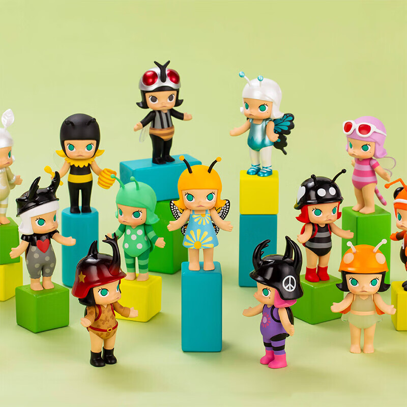 molly昆虫娃娃茉莉盲盒绝版确认款 确认款:蜻蜓 拆盒拆袋【图片 价格