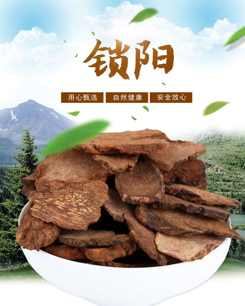 中药材锁阳片金锁阳片锁阳泡酒料男性滋补片搭肉苁蓉淫羊藿泡茶锁阳片