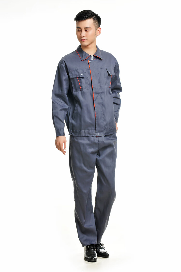 支持国产威乐思春秋季工作服套装男女工人车间劳保工装制服机修上班