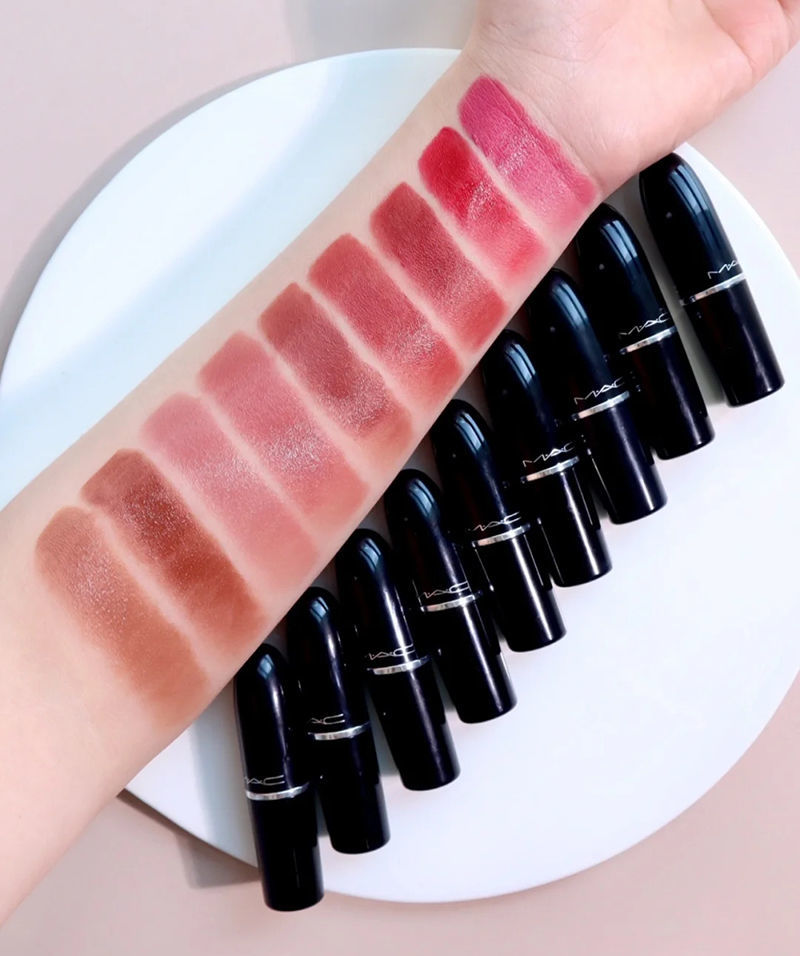mac魅可2021新品新色水漾滋润晶亮头唇膏口红543544545549水漾546