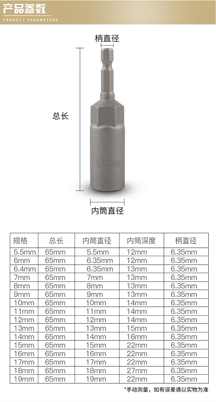 内六角批头尺寸图示图片