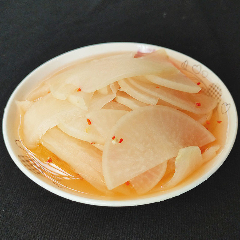 酸脆萝卜片广西特产爽口小吃腌制白萝卜酸料农家自制泡菜酸嘢 酸辣