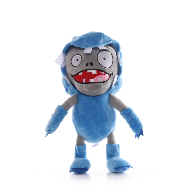 迪士尼 七夕情人节礼物植物僵尸铁桶僵尸毛绒玩具游戏周边公仔儿童