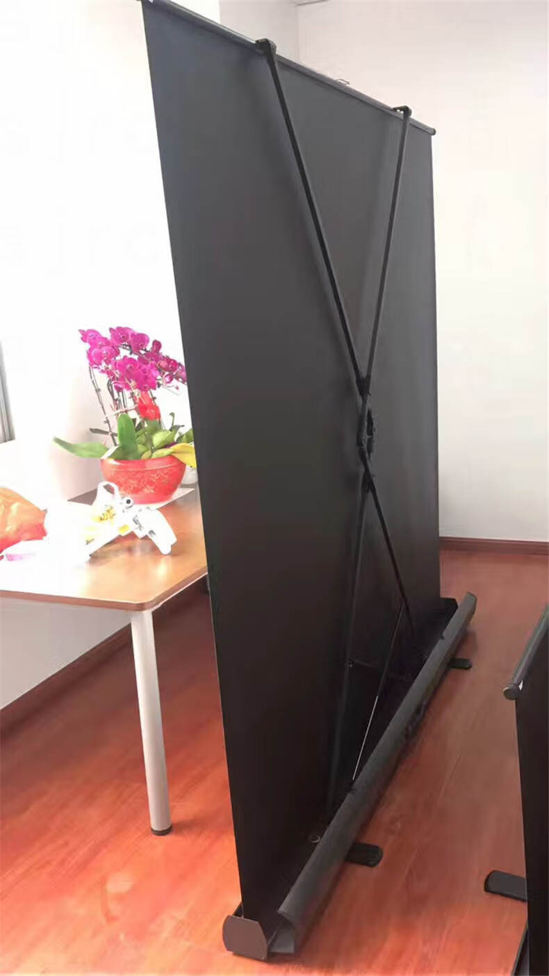古汀地拉幕布地升幕布地拉式投影幕布便携式升降幕布地拉式幕布投影
