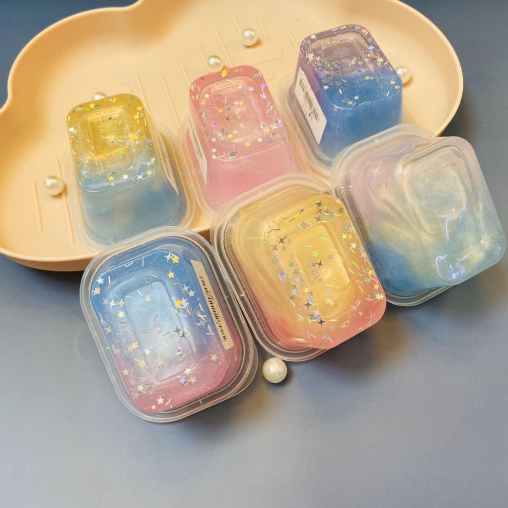 好品质起泡胶拉面起泡胶梦幻星空泥解压神器透泰少女胶超轻粘土梦幻