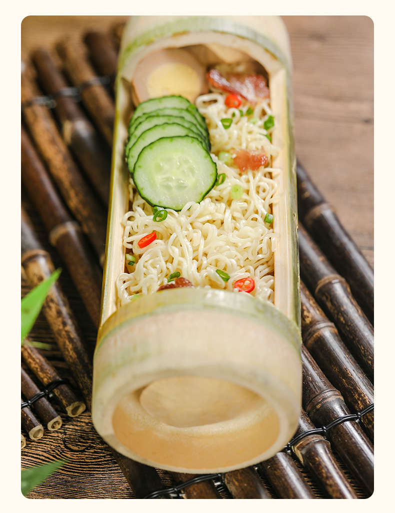 竹筒面麻辣烫火锅面速食早餐汤面炒面方便面整箱波纹面 竹筒面9斤整箱