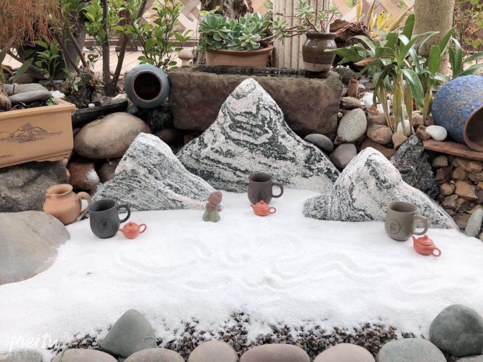 京石云 新款雪浪石雪浪石切片泰山石景观石枯山水假山石庭院园林造景