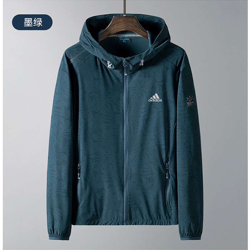 adidas阿迪达斯三叶草中老年防晒衣男女夏季冰丝皮肤衣爸爸装速干