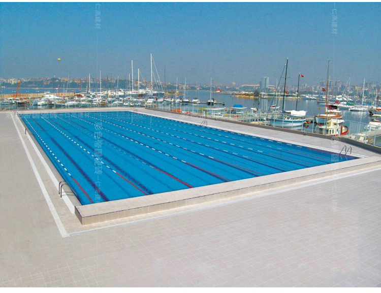 游泳池马赛克瓷砖滑体育馆游乐园标准蓝白黑115240地中海水池定制商品