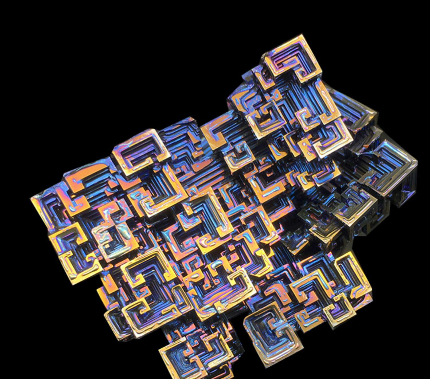 铋晶体金属结晶化学元素矿石标本原石创意礼物全新饰品摆件看图挑选赠