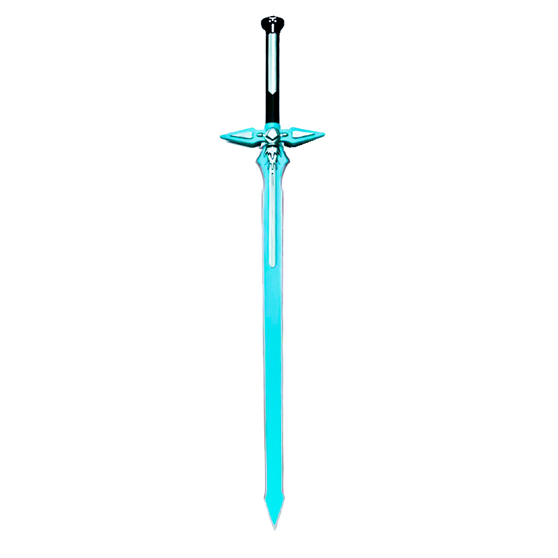 刀剑神域模型逐暗者阐释者pu剑桐人黑剑cos道具动漫影视给小孩六一