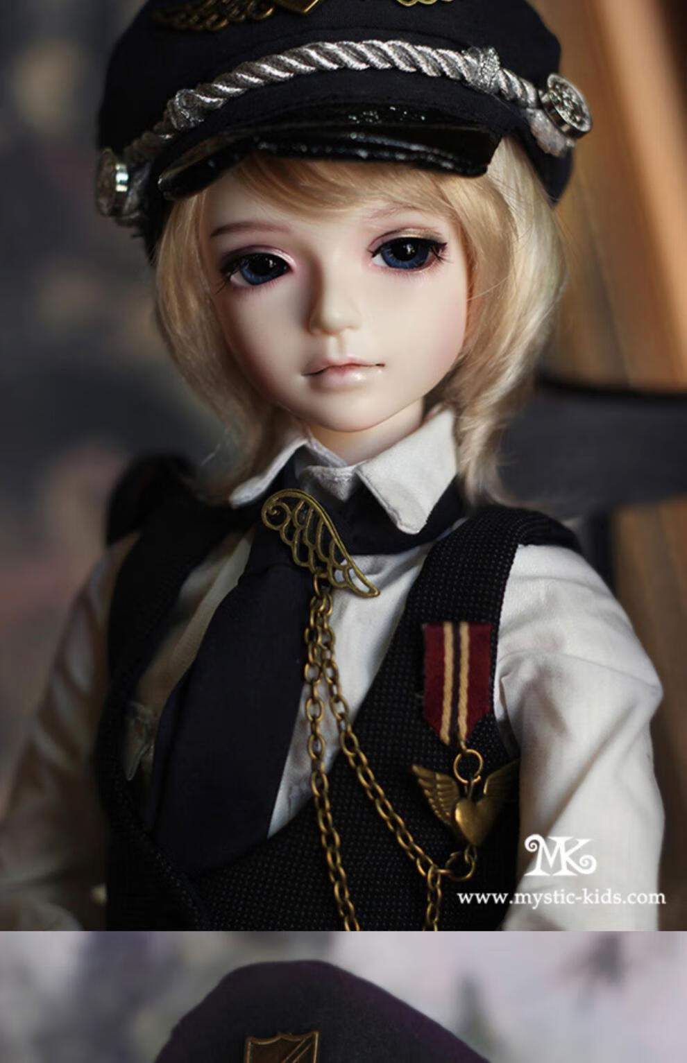 bjd男娃四分【现货mk 弗朗西斯 1/4 bjd/sd娃娃 男娃 四分人偶【定制