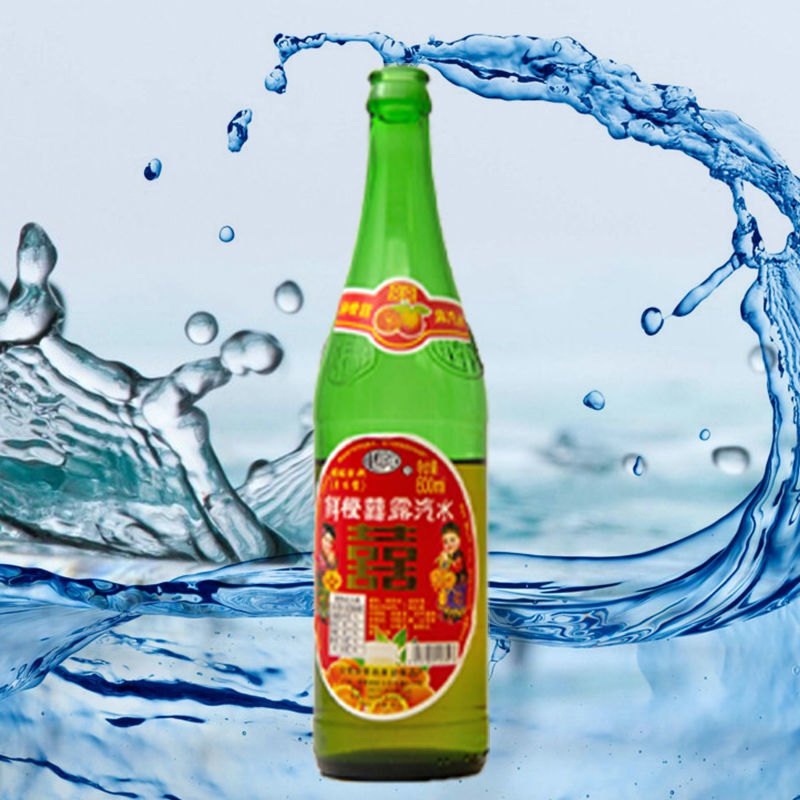 大马佐恩老式麻栗坡香槟酒碳酸饮料鲜橙囍露和白柠檬80后儿时果味橙味