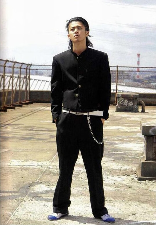 簘蕥 热血高校铃兰男士立领中山装套装日系修身青少年小西服西装外套