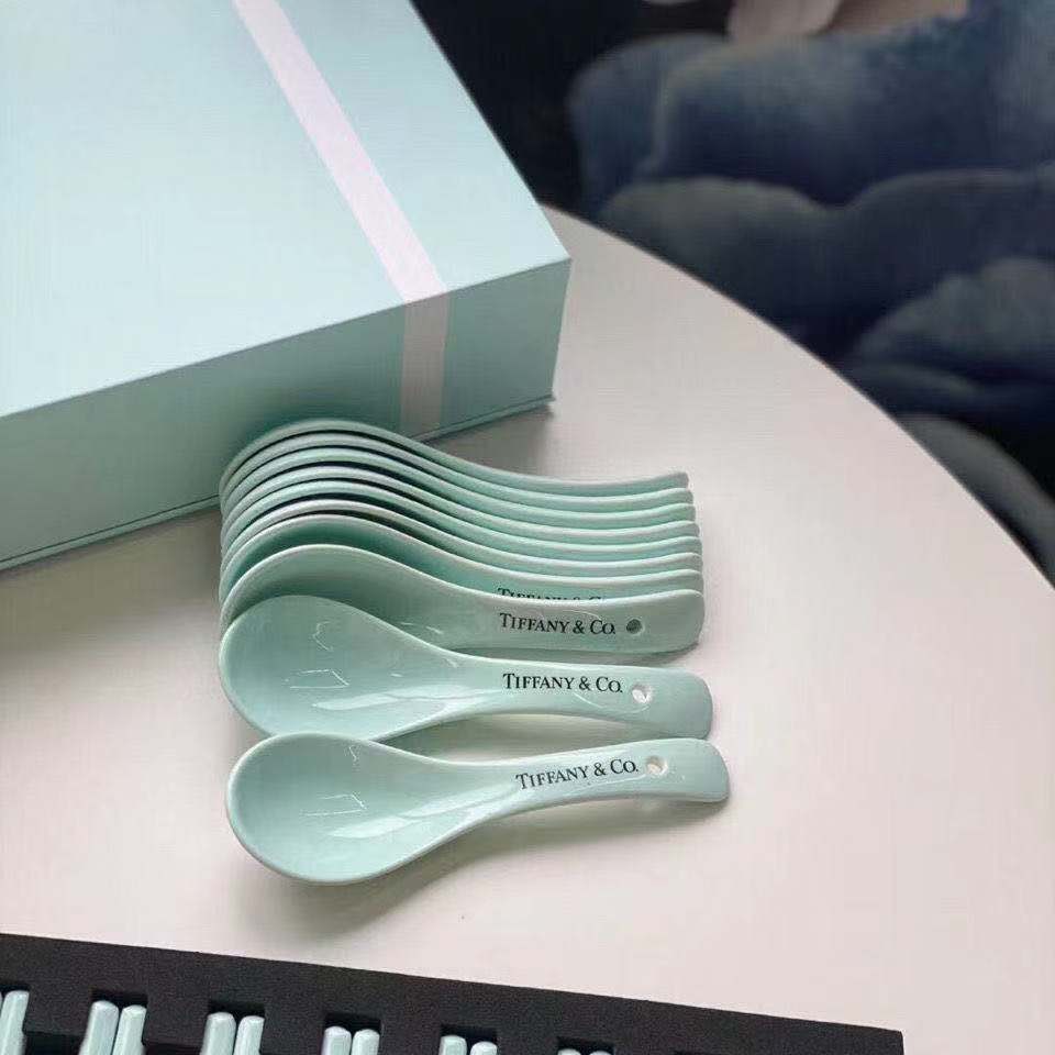 tiffany餐具tiffany蒂芙尼精品陶瓷筷子10件套欧式高档色家用轻奢餐具