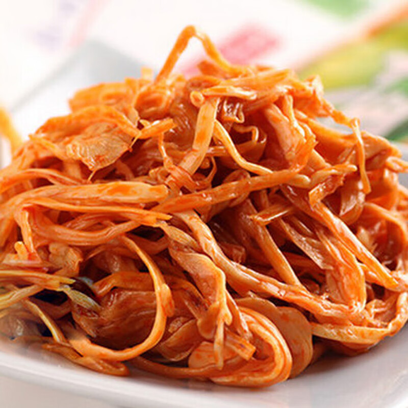 湘舟杏鲍菇黑鸭藕片香辣金针菇萝卜酸辣豆角木耳笋丝素食零食小吃香辣