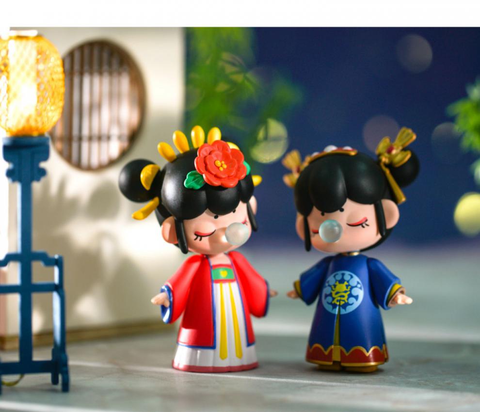 万代(bandai)若来nanci囡茜今夕何夕古风盲盒李清照貂蝉生日礼物娃娃