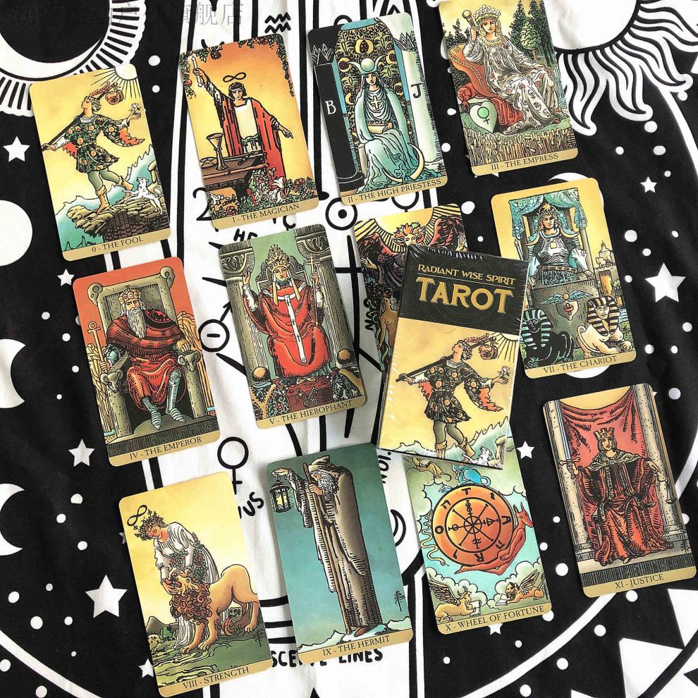 百年韦特smith waite tarot 史密斯英文伟特塔罗牌 桌游卡牌 命运之轮