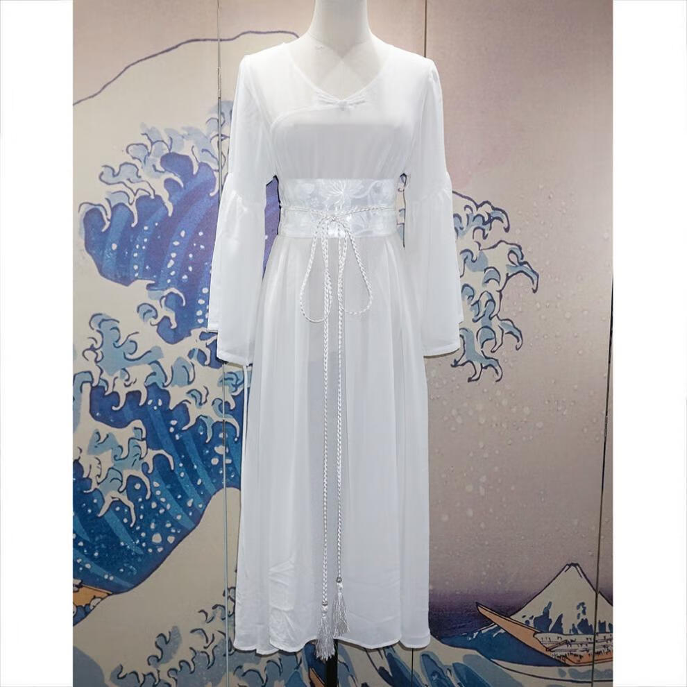 儒靓新品古风腰封女士全长370厘米甜风牡丹提花腰带古风汉服腰封国风