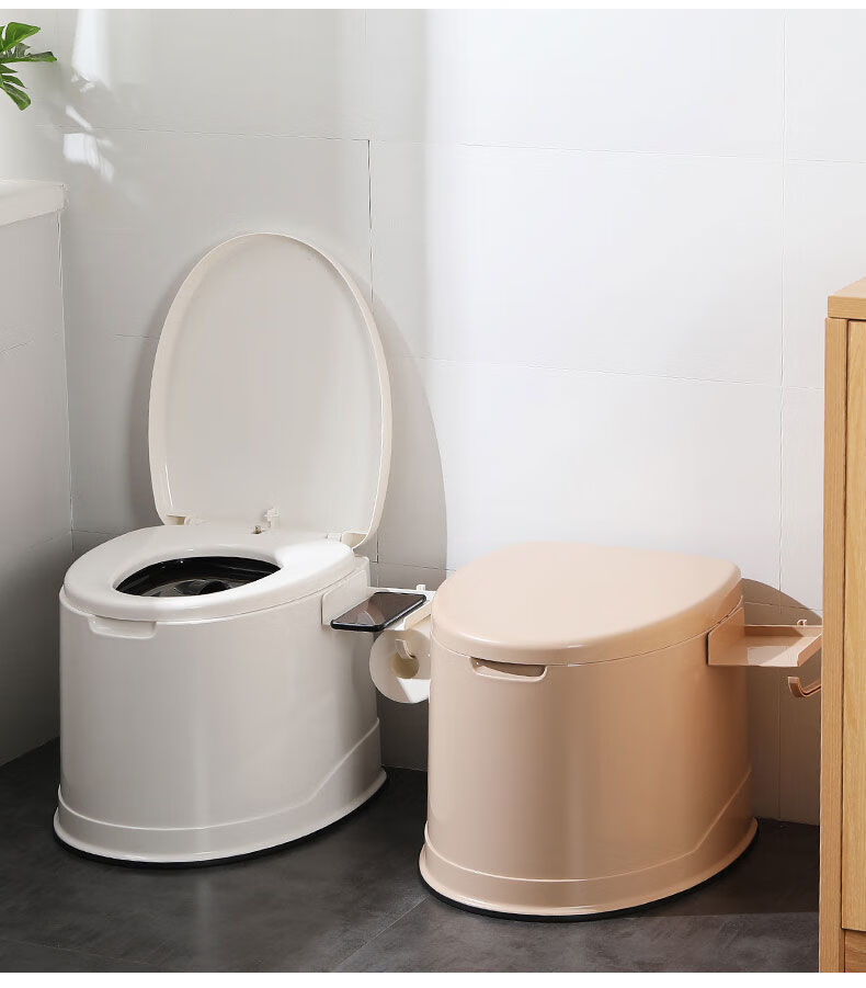 红同移动马桶老年人孕妇坐便器成人家用便捷式坐便椅室内塑料坐便凳21