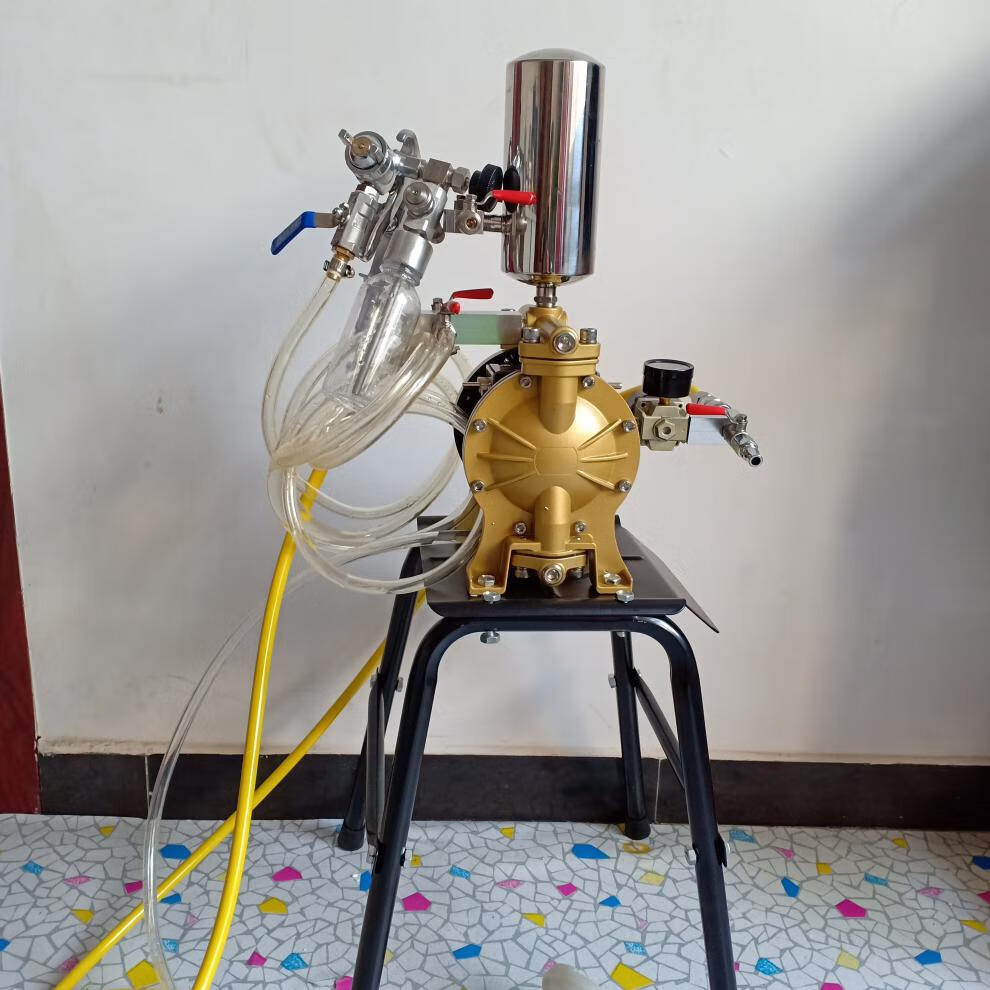 胶衣喷枪双组份玻璃钢外混喷涂设备胶衣喷涂喷射机树脂固化剂喷枪 四