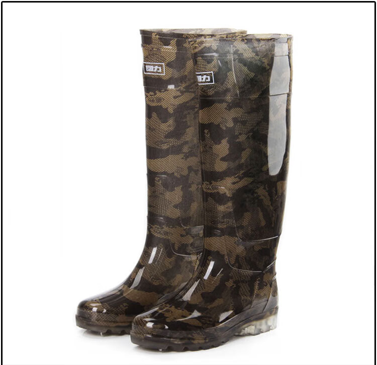 高筒雨鞋男防水防滑水鞋橡胶耐磨底超长筒胶鞋男款钓鱼鞋防汛雨靴