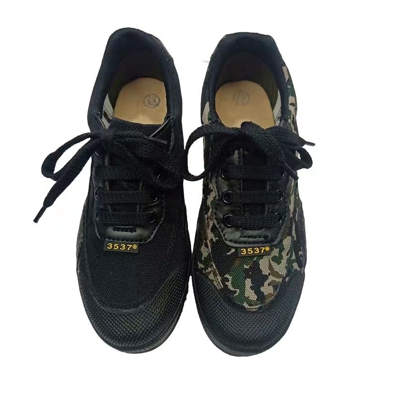 帕杜蒙3537解放鞋男民工耐磨三五三七劳保鞋男防滑军迷彩胶鞋突击黑色