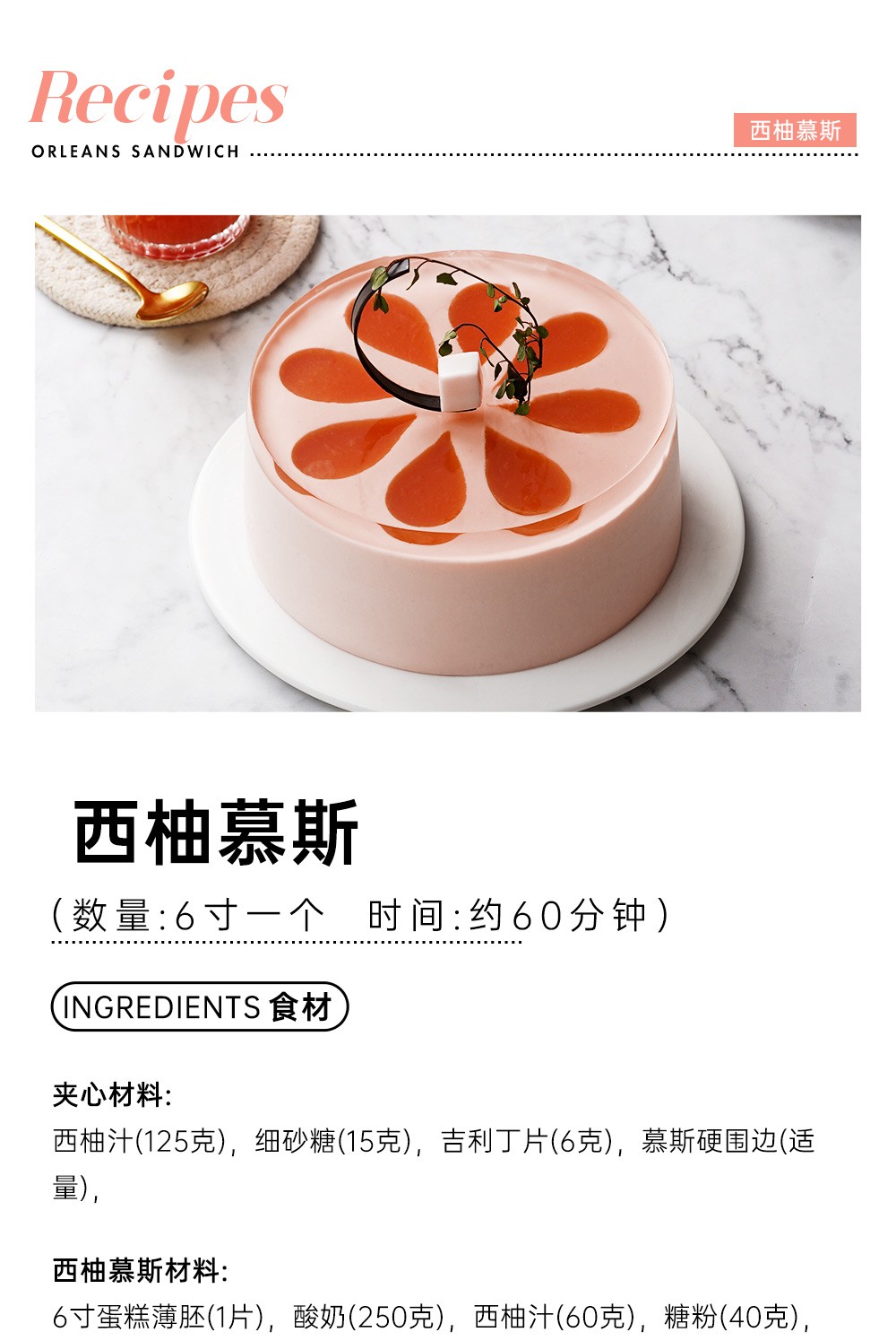 尚巧厨吉利丁片食用家用烘焙淡奶油粉自制奶酪棒宝宝1包装10片