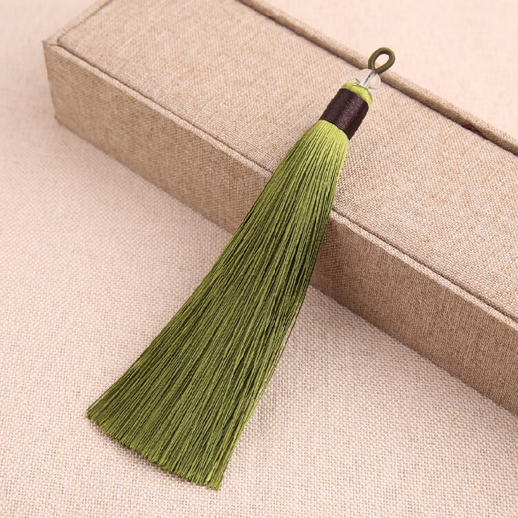 孤潮曼(gcm)抗皱顺畅中国结流苏穗子撞色工艺挂件民族风涤纶丝古风吊