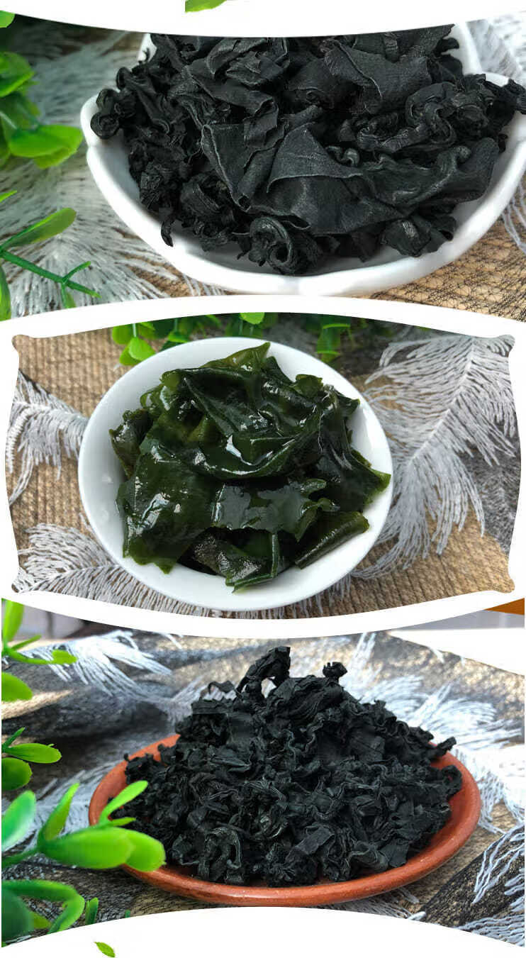 出口级 裙带菜螺旋藻海木耳海白菜无沙海带芽 凉拌菜干货一泡即食