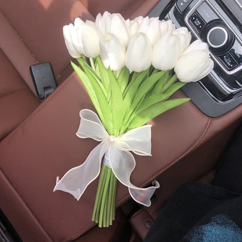 【抖音同款】领证手捧花手感郁金香新娘结婚仿真花束假花韩式婚礼影楼