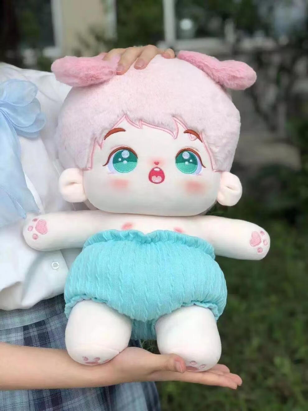 棉花娃娃男棉花娃娃现20cm40cm无属性胖胖体小南货女生抱枕大号生日