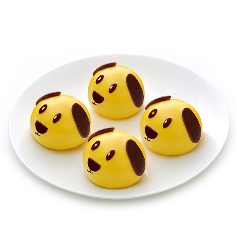 千味央厨旺财小狗包子奶黄馅动漫面包儿童卡通馒头早餐酒店甜点心每袋