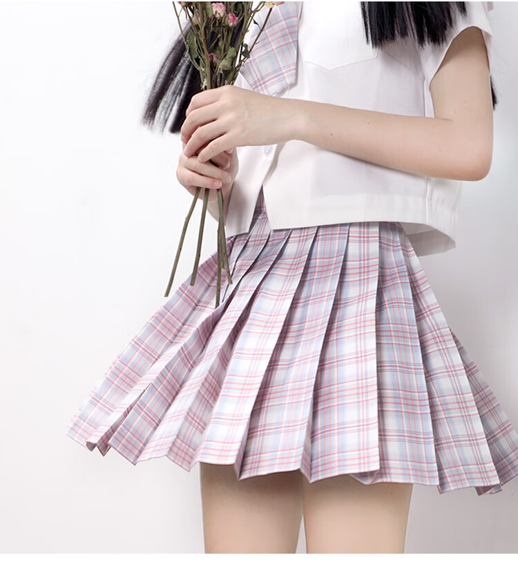 中牌制服馆 伊梦原创正统jk制服裙现货学院风优等百褶裙赠名古屋襟夏