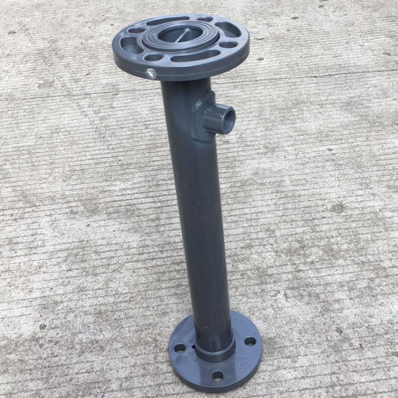 upvc法兰管道混合器dn5080100加液体pvc塑料静态混合器dn502寸法兰