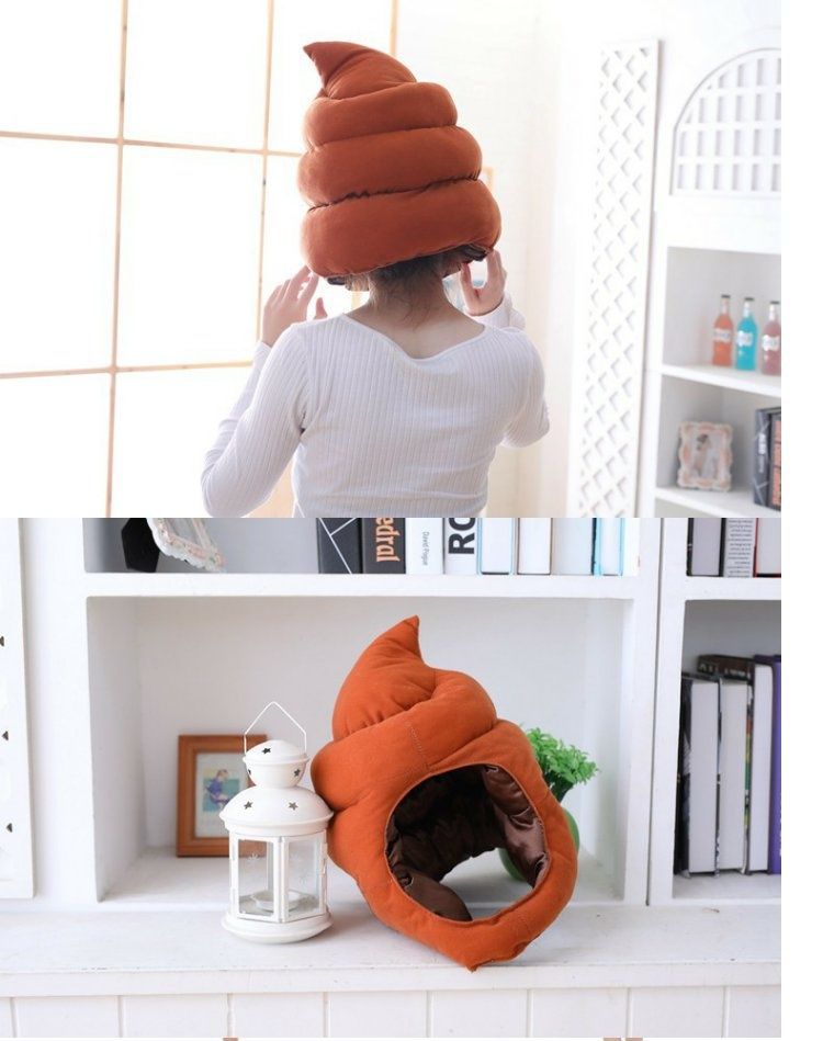 便便头套网红 网红头套抖音头套搞怪生日礼物稀奇古怪整蛊恶搞头套