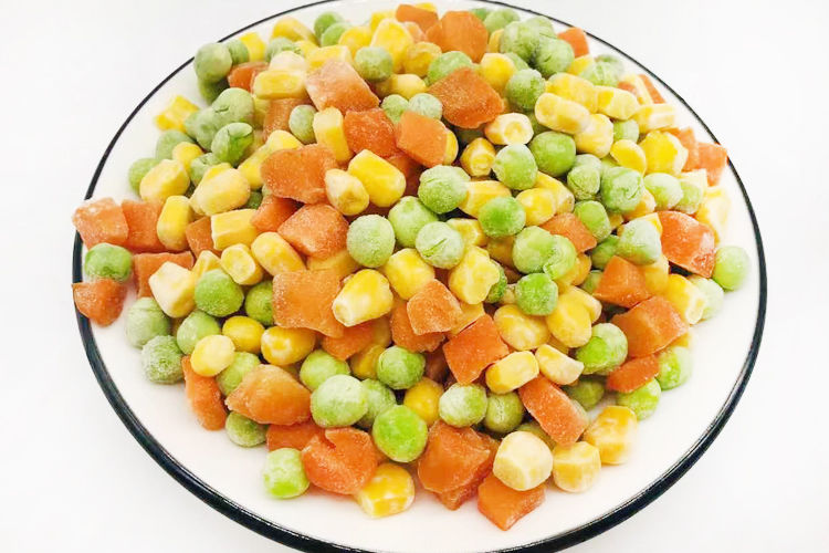 新鲜速冻什锦蔬菜美式三色菜玉米青豆胡萝卜粒轻食沙拉美式什锦菜250g