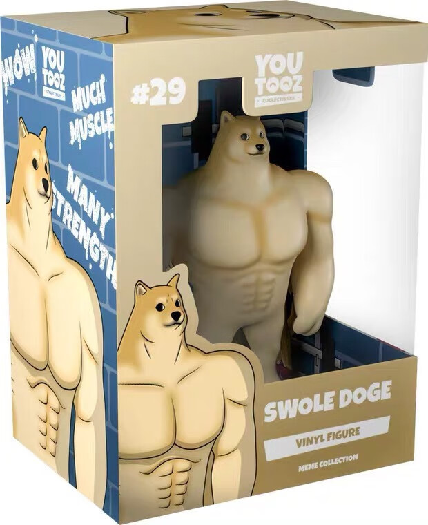 2022新品cheems手办youtooz肌肉柴swoledoge废柴cheemsdoge手一套