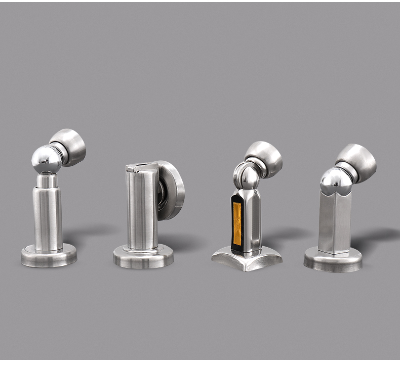 不锈钢门吸卫生间门顶强磁地吸撞门挡房间门碰风墙吸868a门吸拉丝色