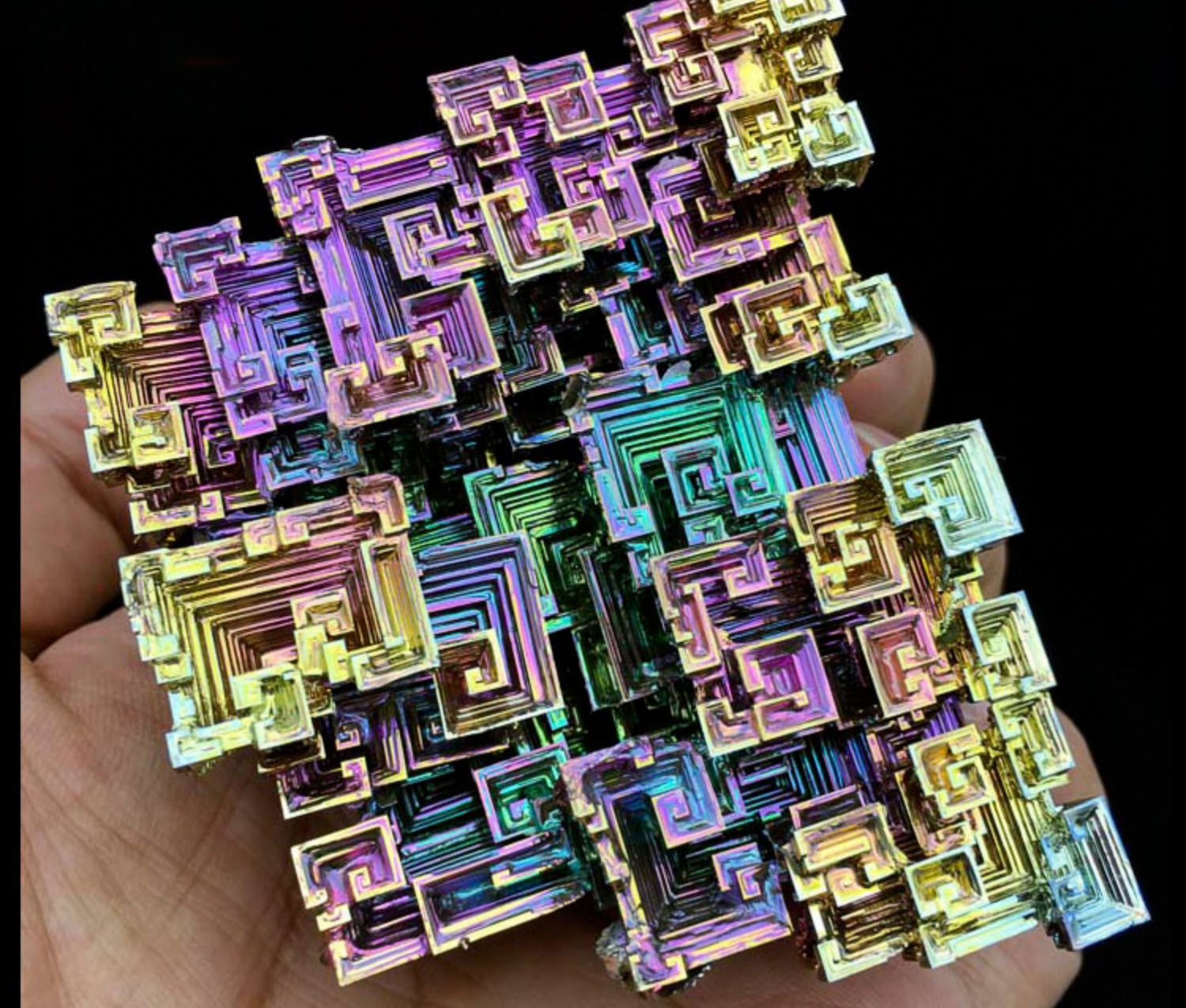 铋晶体金属结晶化学元素矿石标本原石创意礼物全新饰品摆件看图挑选赠