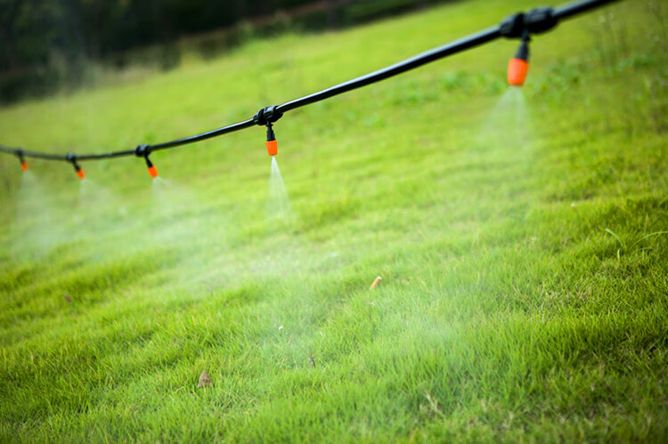 橙色雾化微喷头套装自动浇花器降温喷雾喷头喷灌微喷免打孔款升级锁扣